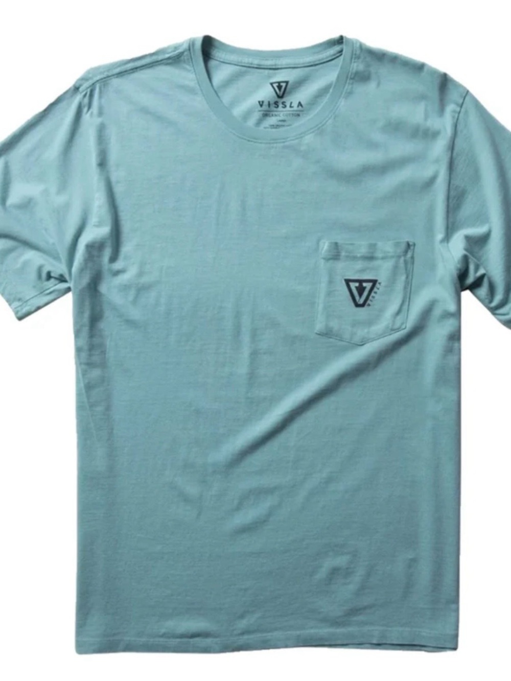 VISSLA Short Sleeve Pocket Tee in Light Mint